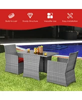Gymax 3PCS Outdoor R