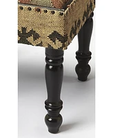 Upholstered Linen Ottoman for Cozy Living Room and Modern Home Accent