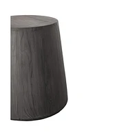 Handcrafted Solid Wood Round End Table – Durable and Elegant for Home Decor