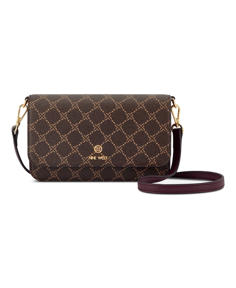 Nine West Lockup 9S Phone Crossbody Wallet