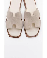 Jez Leather Slide Sandal (Women)