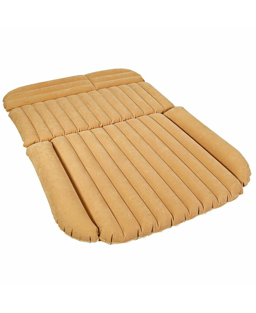 Inflatable Suv Air Backseat Mattress Travel Pad with Pump Camping