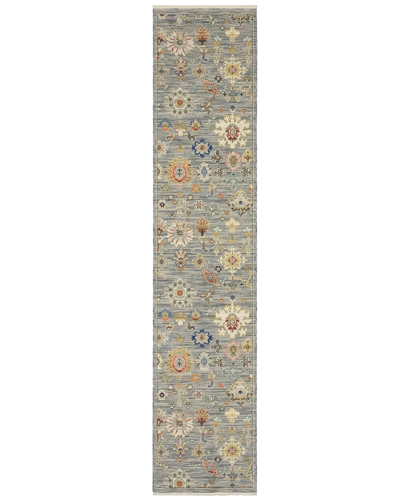 Oriental Weavers Lucca 5507E 2'6"x12' Runner Area Rug