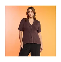 Barony Twist Front Sweater