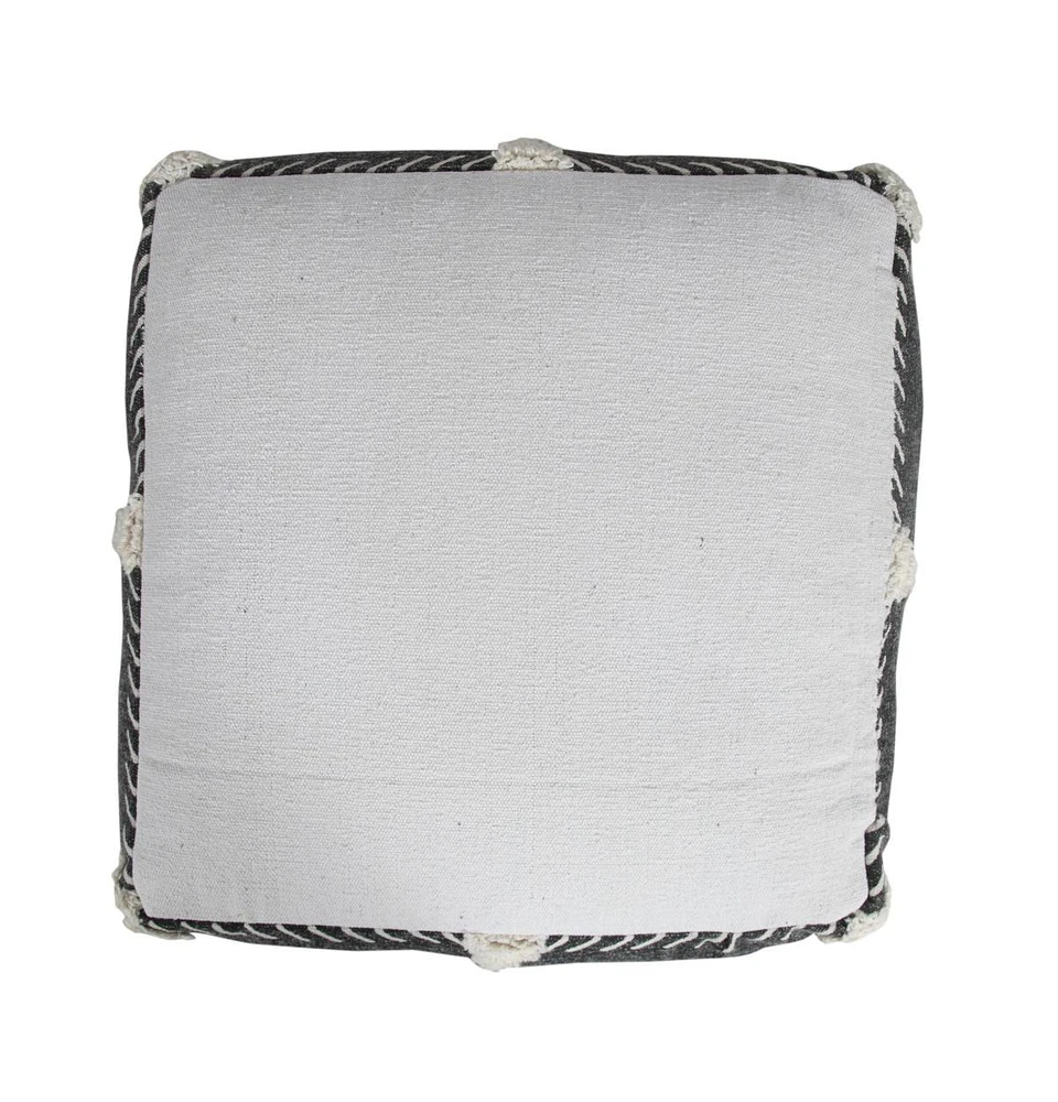 18" 100% Cotton Ottoman