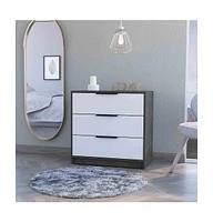 Three Drawer Dresser for Bedroom Storage and Stylish Home Decor