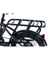 Hauler Electric Bike for Adults, 20"3.0 Fat Tire Ebike 48V 15Ah Removable Integrated Lithium Battery, 750W Powerful Motor, E-Bike with 7 Speed Ge