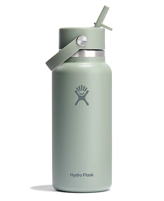 Hydro Flask oz. Wide Mouth Bottle with Straw Cap
