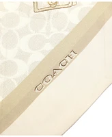 Coach Stacked Tabby Bags Print Silk Skinny Scarf