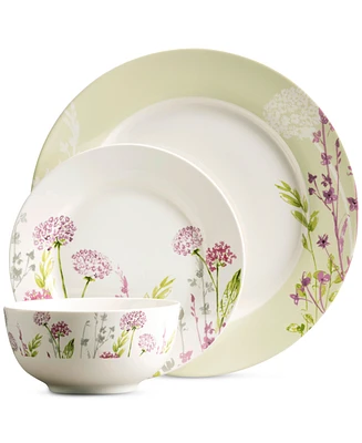 Belleek Pottery Floral Spree 12-Pc. Dinnerware Set, Service for 4