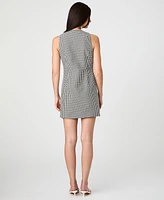 French Connection Women's Gingham Button-Front Mini Dress