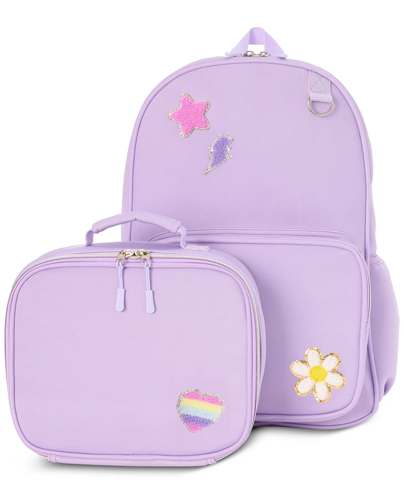 InMocean Big Girls Neoprene Backpack & Lunch Bag Set