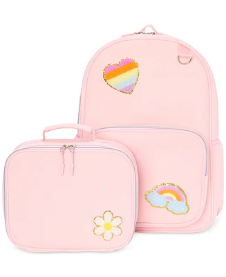 InMocean Big Girls Neoprene Backpack & Lunch Bag Set