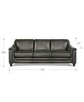 Hydeline Belfast 92" Top Grain Leather Sofa