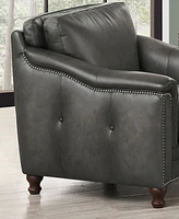 Hydeline Belfast 42" Top Grain Leather Armchair
