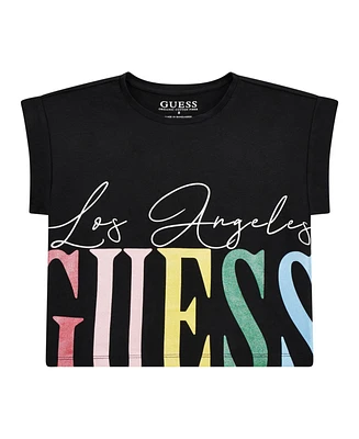 Guess Big Girl Short Sleeve Stretch Jersey T-Shirt
