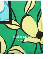Kate Spade New York Women's Floral Vines Silk Bandana Scarf