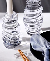 Nude Glass Eos Short Candle Holder