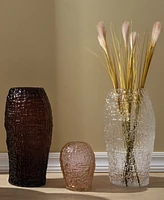 Nude Glass Large Molten Vase