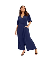 June + Vie Plus Wide-Leg Jumpsuit