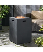 19.5Inch Outdoor 30,000 Btu Propane Fire Pit,Tank Inside,for patio,backyard,or garden