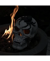Halloween Demon Skull for Outdoor Fireplace and Fire Pit