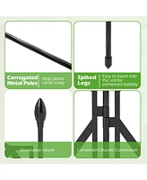 3-Pack Outdoor Plant Support Frame for Raised Garden Bed