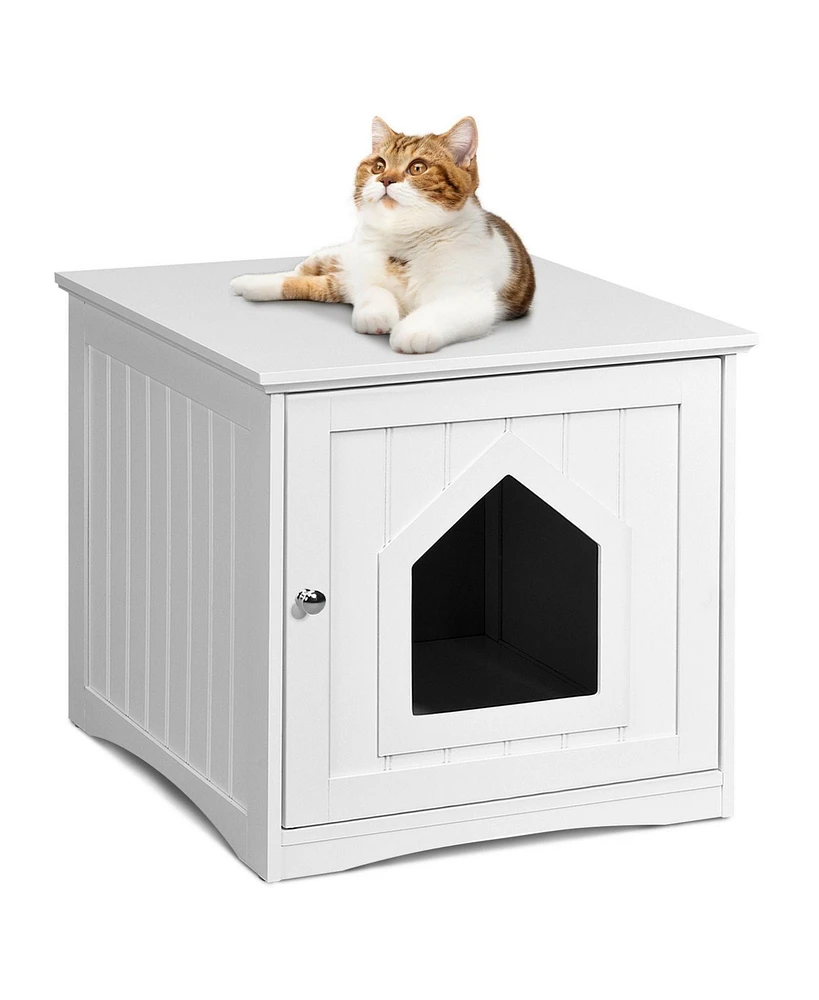 Sidetable Nightstand Weatherproof Multi-function Cat House