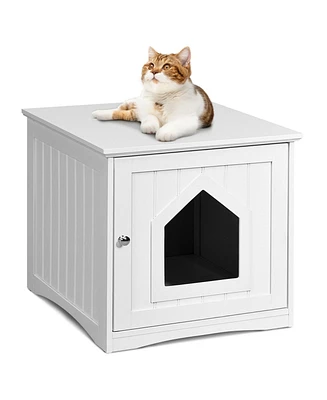 Sidetable Nightstand Weatherproof Multi-function Cat House