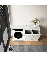 Laundry Cabinet ,with 2 Removable Liner Bags
