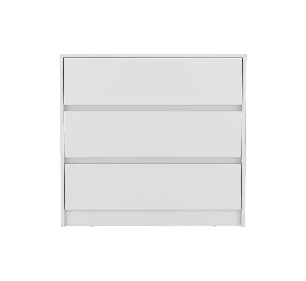 Versatile Three Drawer Dresser for Bedroom and Closet Organization