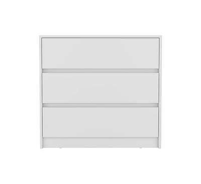 Versatile Three Drawer Dresser for Bedroom and Closet Organization