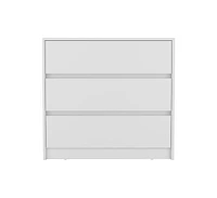Versatile Three Drawer Dresser for Bedroom and Closet Organization