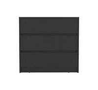Versatile Three Drawer Dresser for Bedroom and Closet Organization