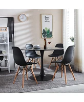 Mid-Century Dining Set: Table & 4 Chairs