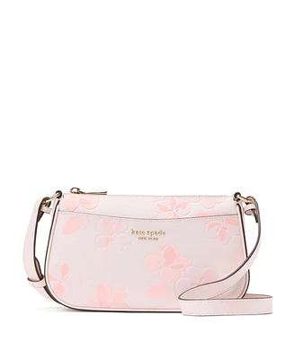 Kate Spade New York Bleecker Spring Pansies Mini Crossbody Bag