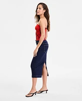 Bar Iii Women's Printed Sweetheart-Neck Tube Top, Exclusively at Macy's