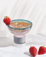 The Wine Savant Frozen Chiller Cocktail Glasses, Set of 4