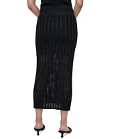 Dkny Jeans Women's Cable Pointelle-Stitch Skirt