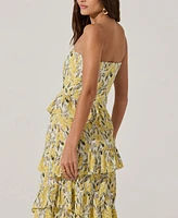 Astr the Label Women's Tiered Asymmetrical Ruffle Dress