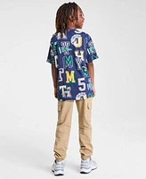 Tommy Hilfiger Big Boys Collegiate Spots T Shirt Tommy Cargo Jogger Pants