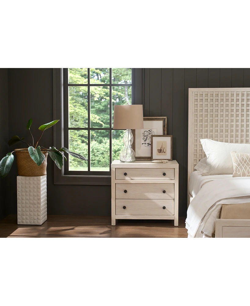River Rock 3-Drawer Nightstand