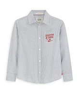 Scotch & Soda Big Boys Graphic Oxford Shirt