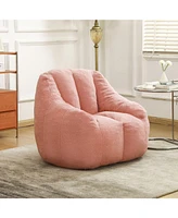 Tufted Bean Bag Chair with Memory Foam Filling