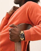 Movado Men's Bold Verso Swiss Automatic Ionic Plated Light Gold Steel Watch, 41mm
