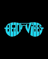 La Pop Art Men's Beach Vibes Premium Blend Word T-Shirt