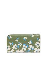 Kate Spade New York Devin Painterly Bouquet Zip Around Continental Wallet