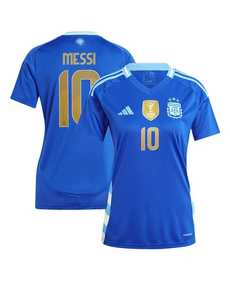Adidas Women's Lionel Messi Blue Argentina National Team 2024 Away Replica Player Jersey