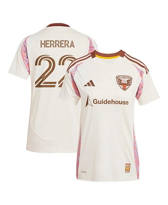 Adidas Women's Aaron Herrera Natural D.c. United 2025 The Soul Kit Replica Player Jersey