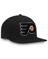 Fanatics Men's Black Philadelphia Flyers Core Fitted Hat